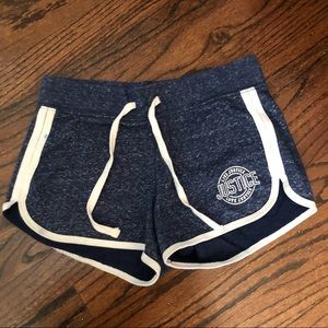 blue justice shorts